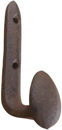 Midwest Craft House 10 Pack Cast Iron Railroad Spike Coat Hooks, Hall Tree Ho...