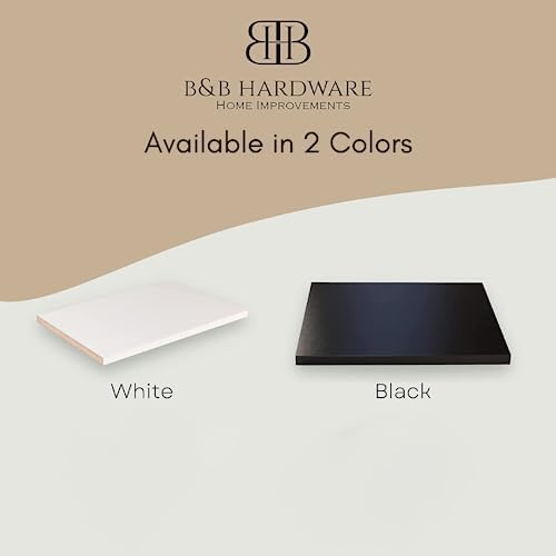 B&B HARDWARE White Cabinet Shelves Melamine - Custom Cut to Size - Ideal ...