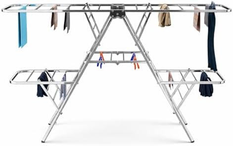 Stainless Steel Cloth Dryer Stand Design for Efficient Drying Space-Saving Fo...