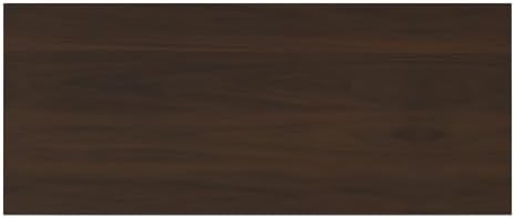 SIMPLIHOME Acadian 32" Wide Solid Wood Shoe Cabinet in Brunette Brown