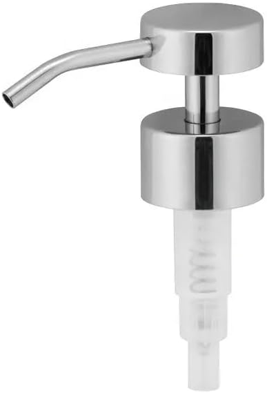 Stainless Steel Soap Dispenser Pump Head Replacement 2 Pack, 28/400 Threads - Image 2