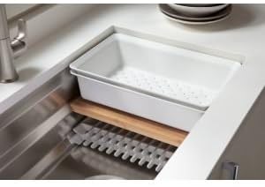 KOHLER K-5542-0 Prolific Multipurpose Grated Rack, Dish Rack, Defrosting Rack...