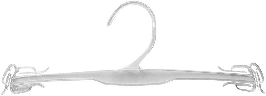 NAHANCO Intimate Apparel Molded Hanger with Delicate Shoulder Clips - 10"...