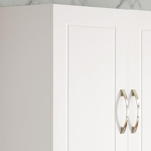 Wall Mount Bathroom & Laundry Storage Cabinet, Wall Size, White