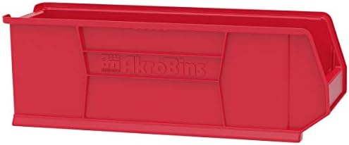 Akro-Mils 30292 Super-Size AkroBins Plastic Storage Bins, Space-Saving Stacka...