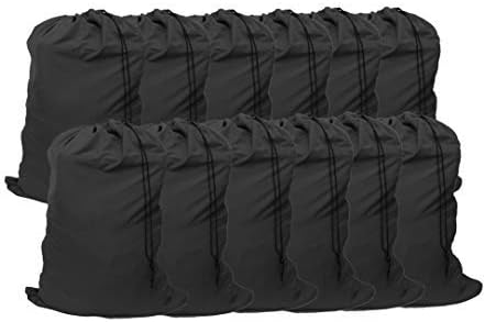 Extra Large Laundry Bag 30"x40" 12 Pack Black