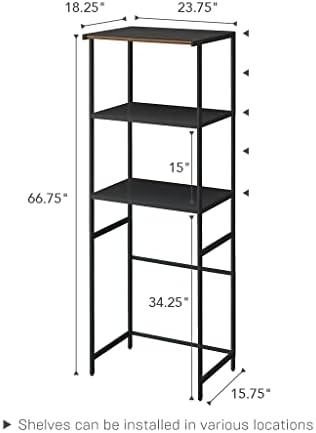 YAMAZAKI Home Tower Kitchen Appliance Storage Rack Metal Shelving Unit - Stan...
