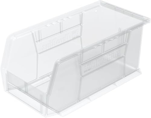 Akro-Mils 30230 AkroBins Plastic Storage Bins, 11"x5"x5", Clea...