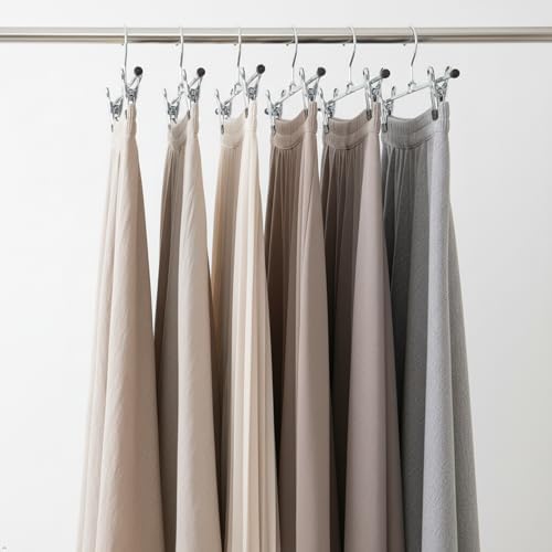 Mawa by Reston Lloyd Non Slip-Space Saving Clothing Hanger for Pant/Skirt wit...