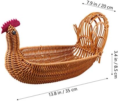Sewroro Wicker Baskets for Storage Woven Basket Organizer Thanksgiving Servin...
