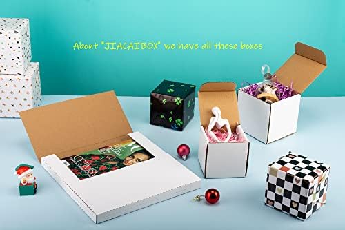 50-pack 5x5x5 Shipping Boxes with Lids for Mailing, packaging and Storage, 5x...