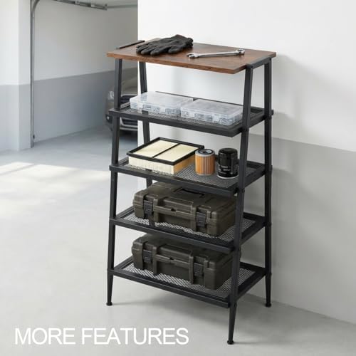 A-Shaped Shoe Rack, 5-Tier, Holds 10 Pairs, Tall Storage