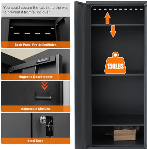 Garage Storage Cabinet System 9-Pcs Workshop Set, Black