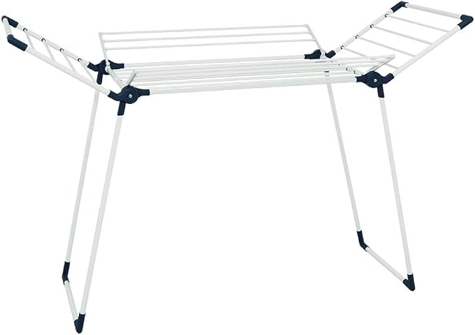 Clothes Drying Rack Adjustable Gullwing and Foldable Space-Saving Laundry Rack - Image 9