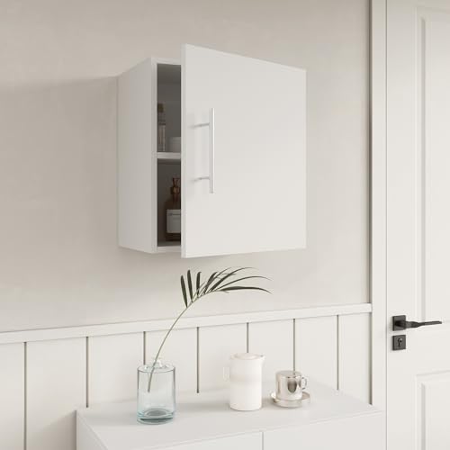 Small Wall Cabinet set of 3, 18" W x 12" D x 20" H Wooden Wall...