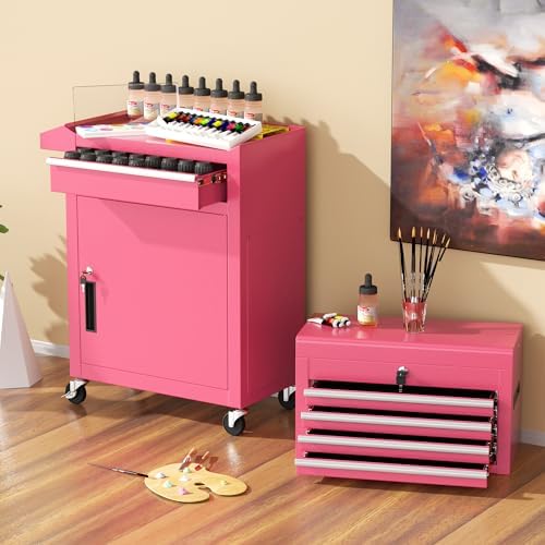 INTERGREAT 5 Drawer Tool Chest with Wheels, Rolling Tool Chest with Enhanced ...