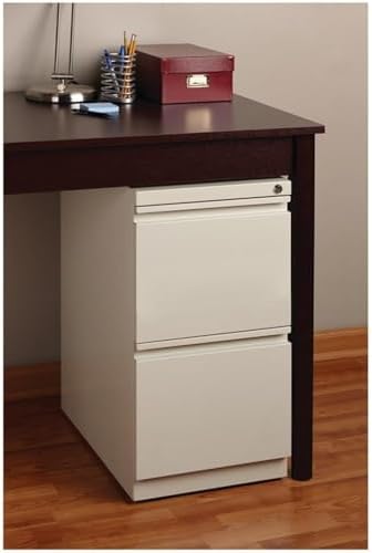 Hirsh Industries Scranton & Co 20" 2-Drawer Metal Mobile Pedestal Fi...