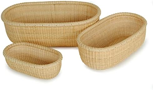 Nantucket Nested Party Baskets Tea Fruit Basket Handicraft Storage Basket Des...
