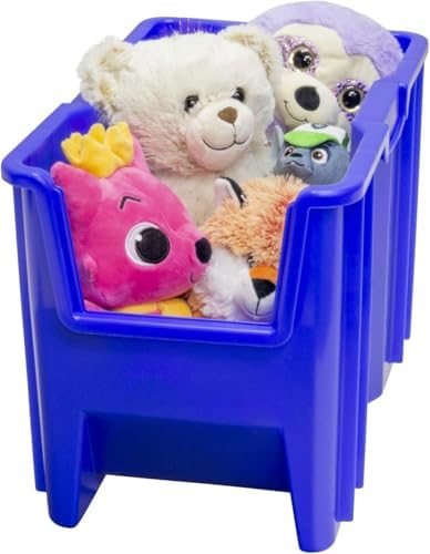 Akro-Mils Stak-N-Store Stackable Storage Bins, 17.5"x11"x12.5"...