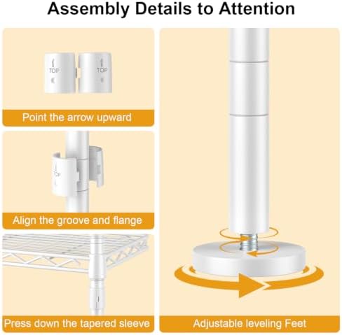 ULIFHOME M7 Wall-Mounted Clothes Rack, Heavy-Duty Garment Closet Rack