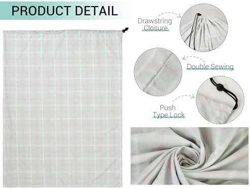 ZPECC Bulk Travel Laundry Bag,Extra Large Heavy Duty Laundry Bags 24 Pack,Was...
