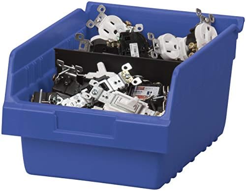 Akro-Mils 30080 ShelfMax Plastic Nesting Shelf Bin Box, 12-Inch L by 8-Inch W...