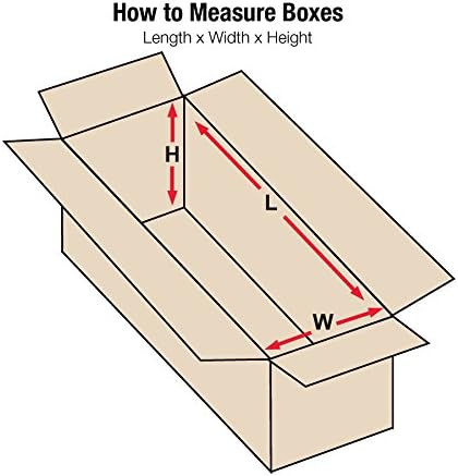 AVIDITI 18 x 6 x 6 Corrugated Cardboard Boxes, Long 18"L x 6"W x 6&...