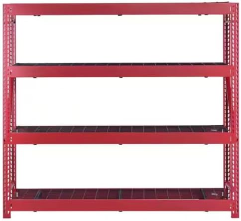 Husky Heavy Duty Industrial Metal Storage Shelving Unit, Inches, 4 Adjustable...