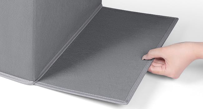Zilink Sweater Storage for Closet Wardrobe Clothes Organizer, Grey, 3 Pack