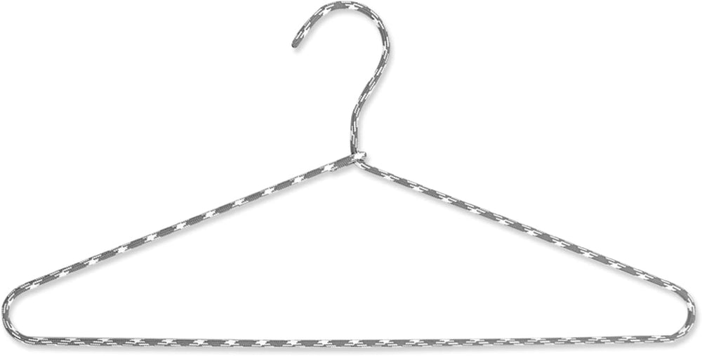 Clothes Hangers 30 Pack – Space Saving Fabric & Metal Hangers, Non-Slip P...