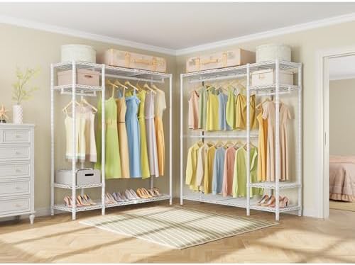 VIPEK X20 Expandable Metal Clothing Rack Adjustable from 3'3" to 4