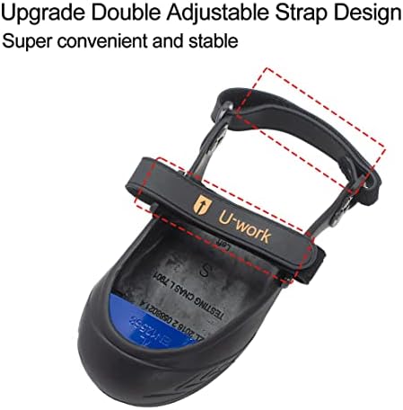 Safety Overshoes Steel Toe Caps, Titanium Aluminum Alloy Toe Shoe Covers, S