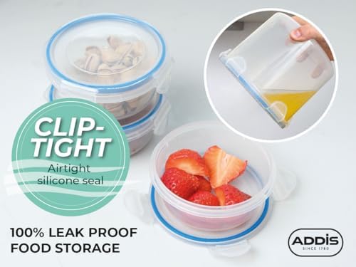 Addis Clip Tight Cereal Food Storage Container 3.7 Litre Tall Rectangle With ...