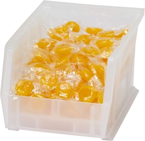 Akro-Mils 30237 AkroBins Plastic Storage Bins, 9"x6"x5", Clear...