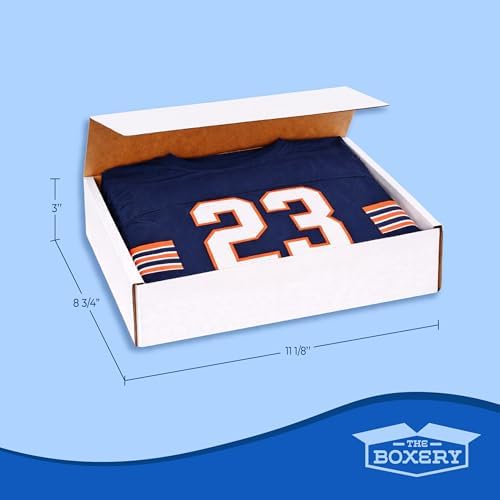 The Boxery Corrugated Mailers White Tuck Shipping Boxes (11 1/8 x 8 3/4 x 3)