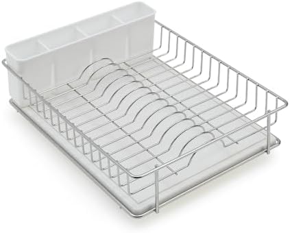 SunnyPoint 304 Stainless Steel Compact Dish Drying Rack, 15.3"x11.6"...