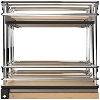 Rev-A-Shelf Narrow 9" W Pullout Triple Organizer for Cabinets