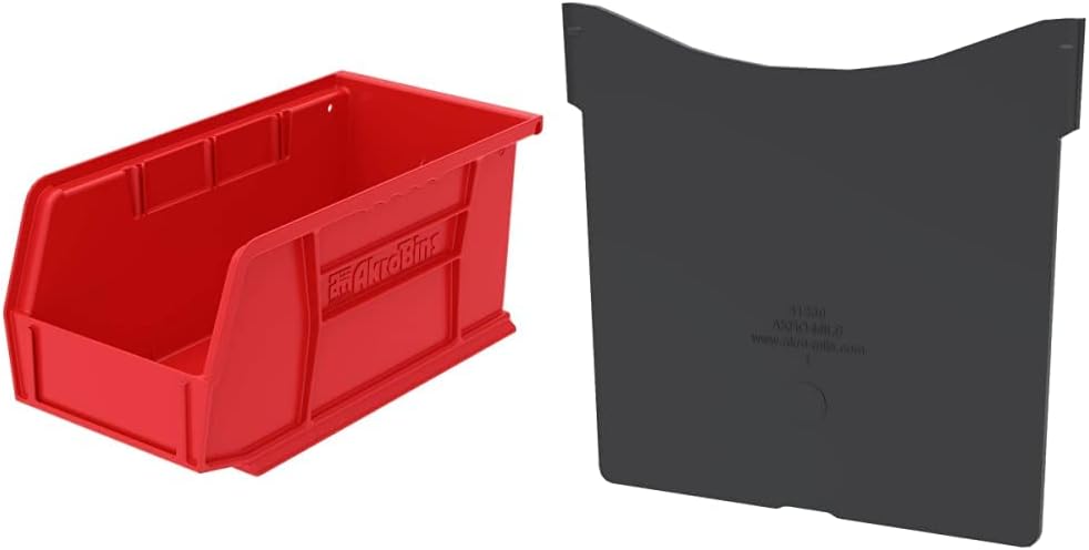 Akro-Mils Plastic Storage Bins and Dividers Bundle (30230 + 41230)