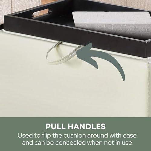 Convenience Concepts Designs4Comfort Accent Storage Ottoman 22.75" - Mod...