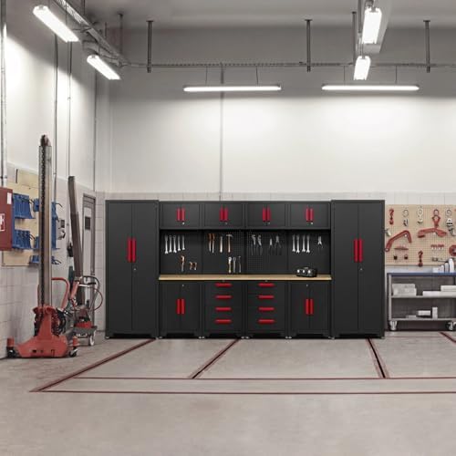 Garage Storage Cabinet System - 2 * 6-Pcs Workshop Set