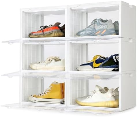 SupBro Led Collection Crate - Voice Control - Easy Access Storage Shoes box, ...