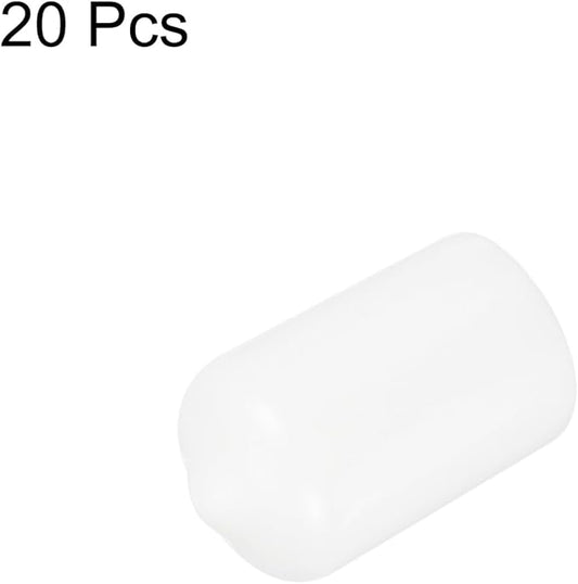 uxcell 20pcs Rubber End Caps 12.5mm ID Vinyl Round Tube Bolt Cap Cover Thread - Image 2