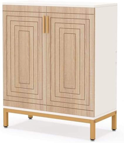 Tribesigns Shoe Cabinet with Doors, 20 Pairs Entryway Shoe Storage Cabinet wi...