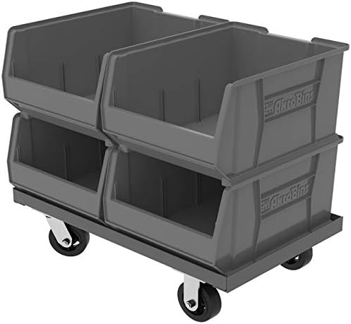 Akro-Mils 30289 Super-Size AkroBins Plastic Storage Bins, Space-Saving Stacka...