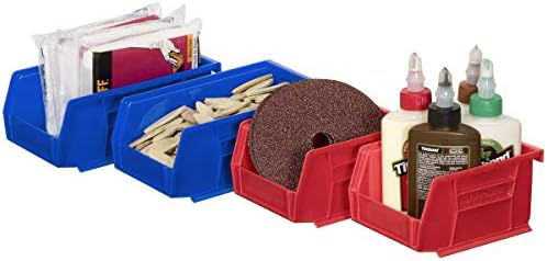 Akro-Mils Plastic Storage Bins and Organizers (12-Pack) + AkroBins Hanging St...