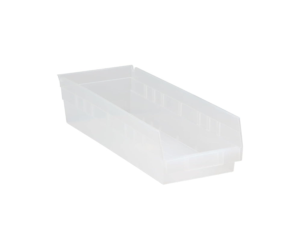 Quantum Storage QSB104 Heavy-Duty Nesting Plastic Shelf Bins for Pharmacy, Ho...