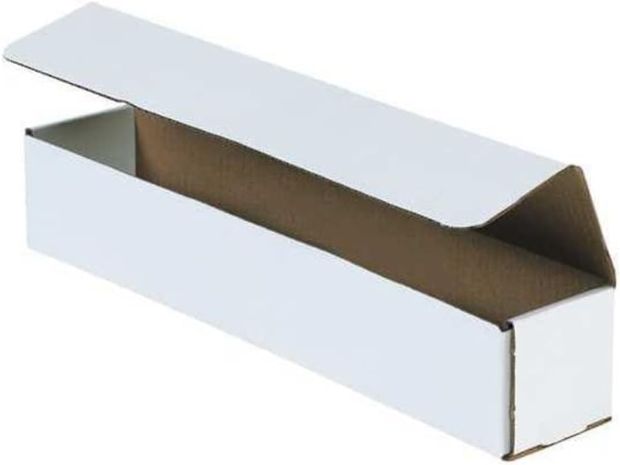 Box USA BM1844 Corrugated Mailers, 18" x 4" x 4" White (Pack o...