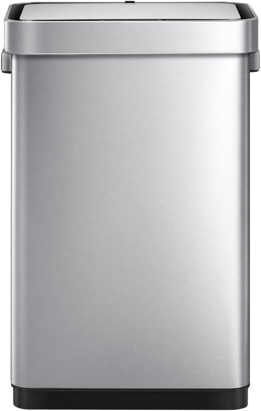 EKO Deluxe Mirage-T 50 Liter / 13.2 Gallon Touchless Rectangular Motion Sensor - Image 2