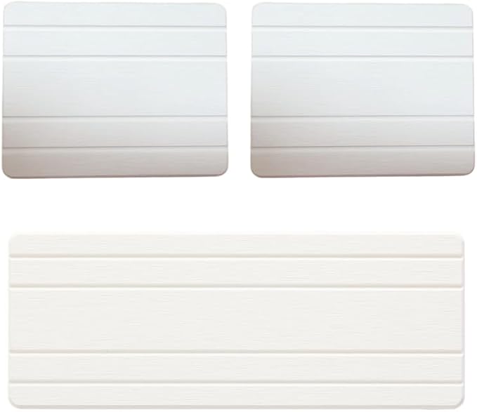 3 Pack Diatomite Stone Sink Tray, Water Absorbing Mat by Homdiva