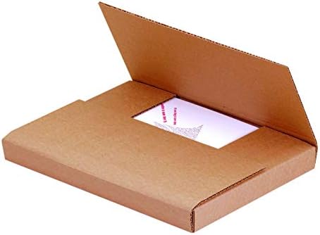 BOX USA Brown Kraft Easy-Fold Mailing Boxes, 12 x 10 1/2 x 2 Inches, Pack of ...